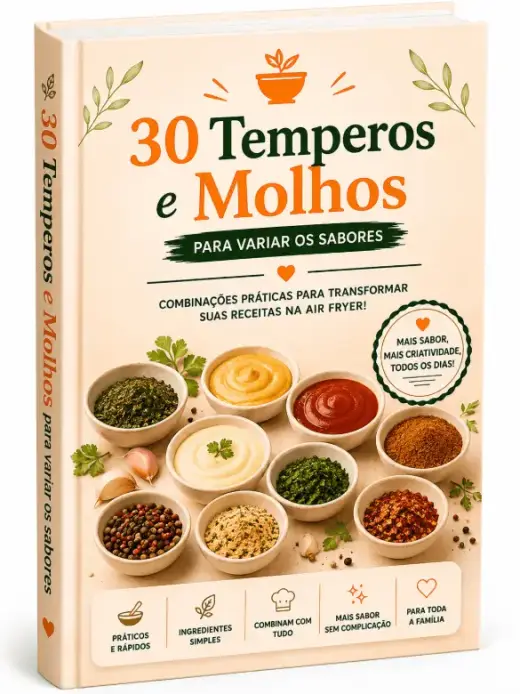 30 temperos e molhos para air fryer